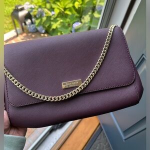 Kate Spade Greer Burgundy Leather Purse Crossbody